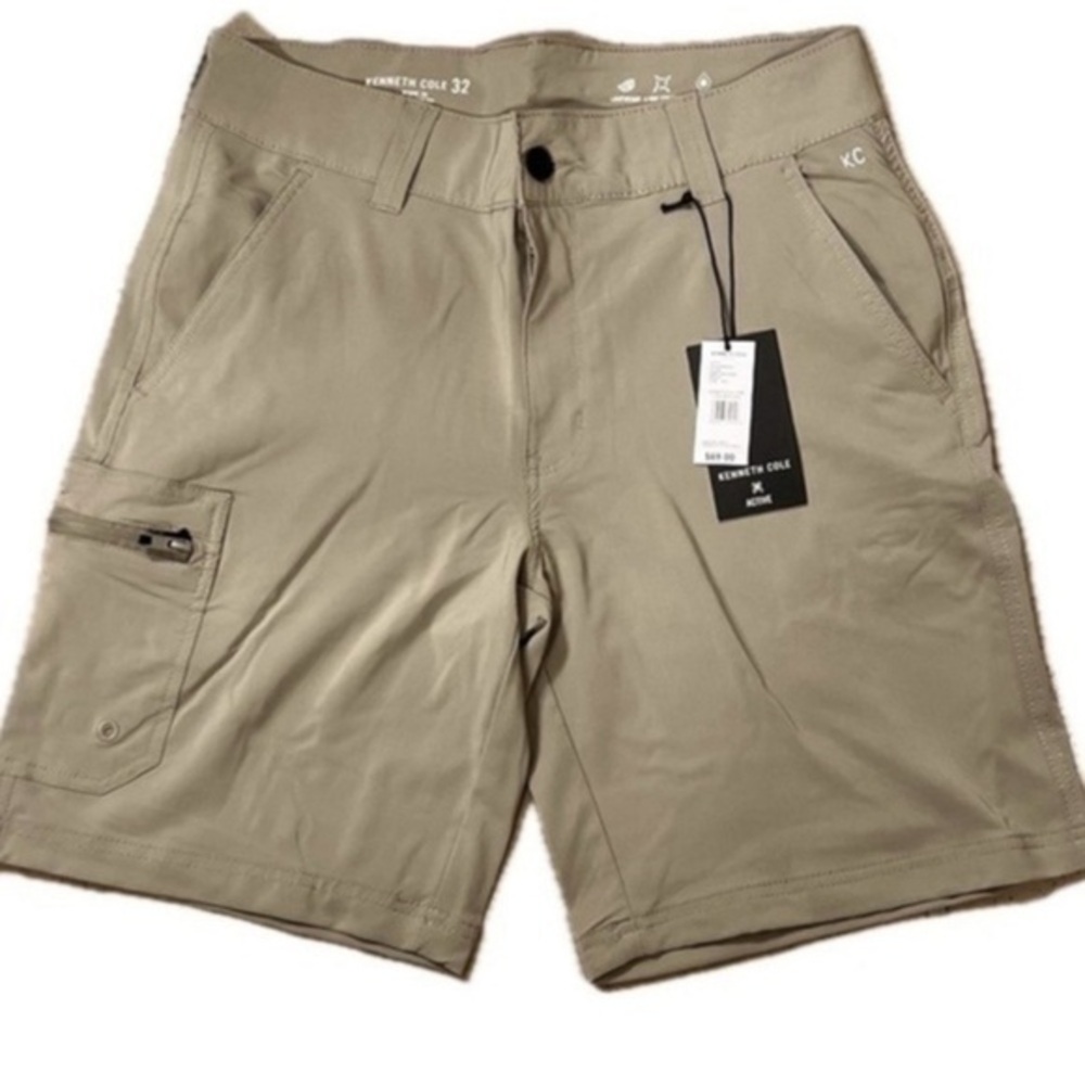 Kenneth Cole Men’s Active Khaki Shorts